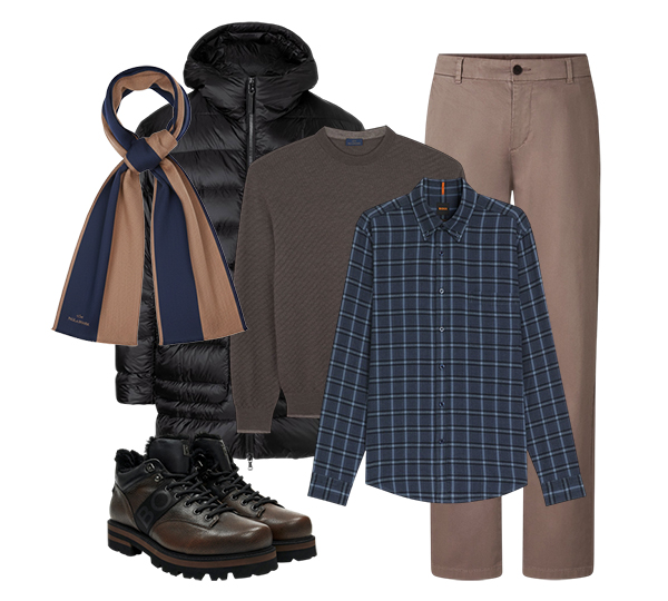 Теплый стильный образ