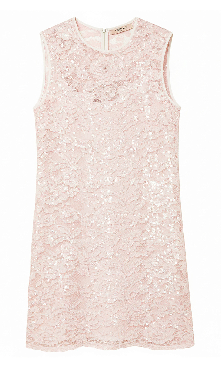 TWINSET: Платье с пайетками