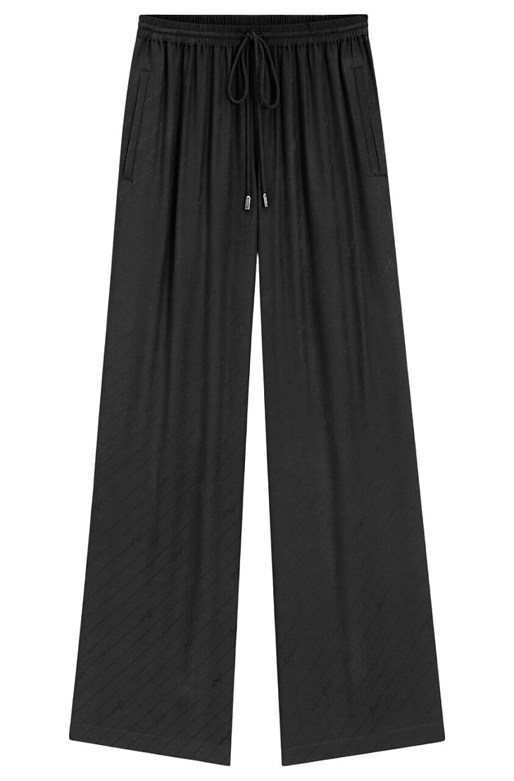 HUGO BOSS: Широкие брюки с логотипом
