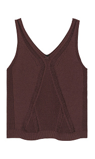 Вязаный топ