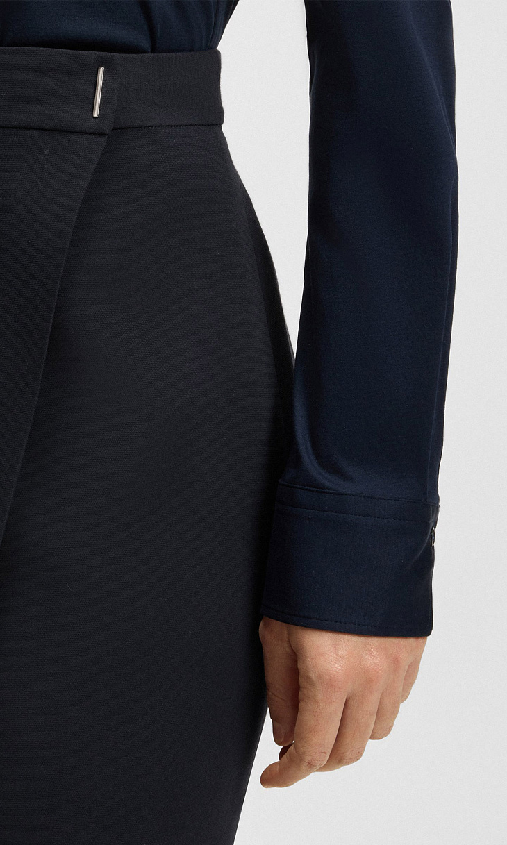 HUGO BOSS: Юбка с запахом