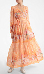 Twinset: Платье с цветочным принтом