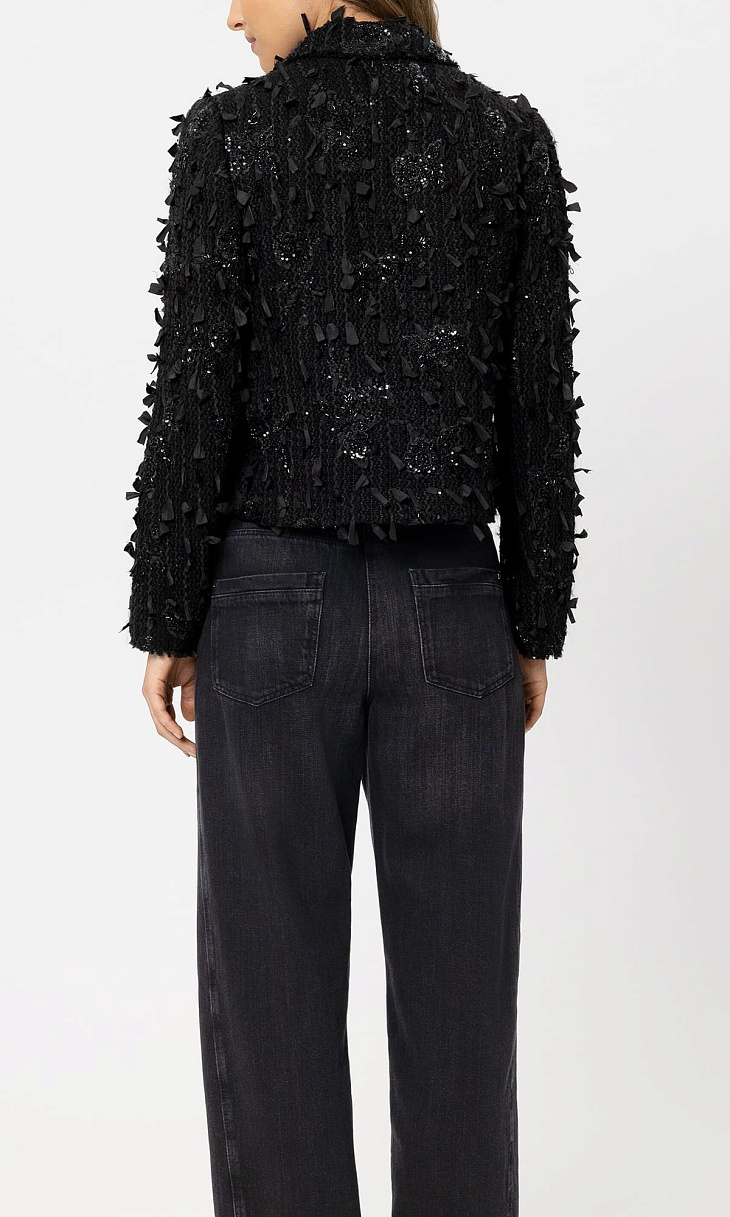 LUISA CERANO: Жакет с бисером и пайетками