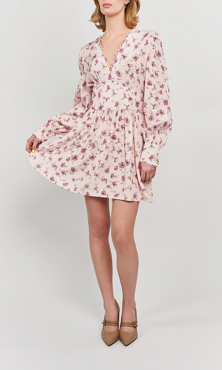 TWINSET: Платье с принтом