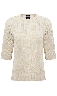 Пуловер с короткими рукавами