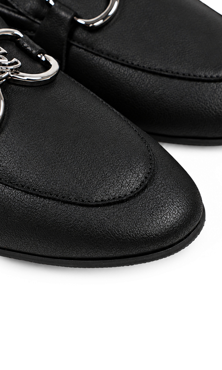 CASADEI: Лоферы с мехом