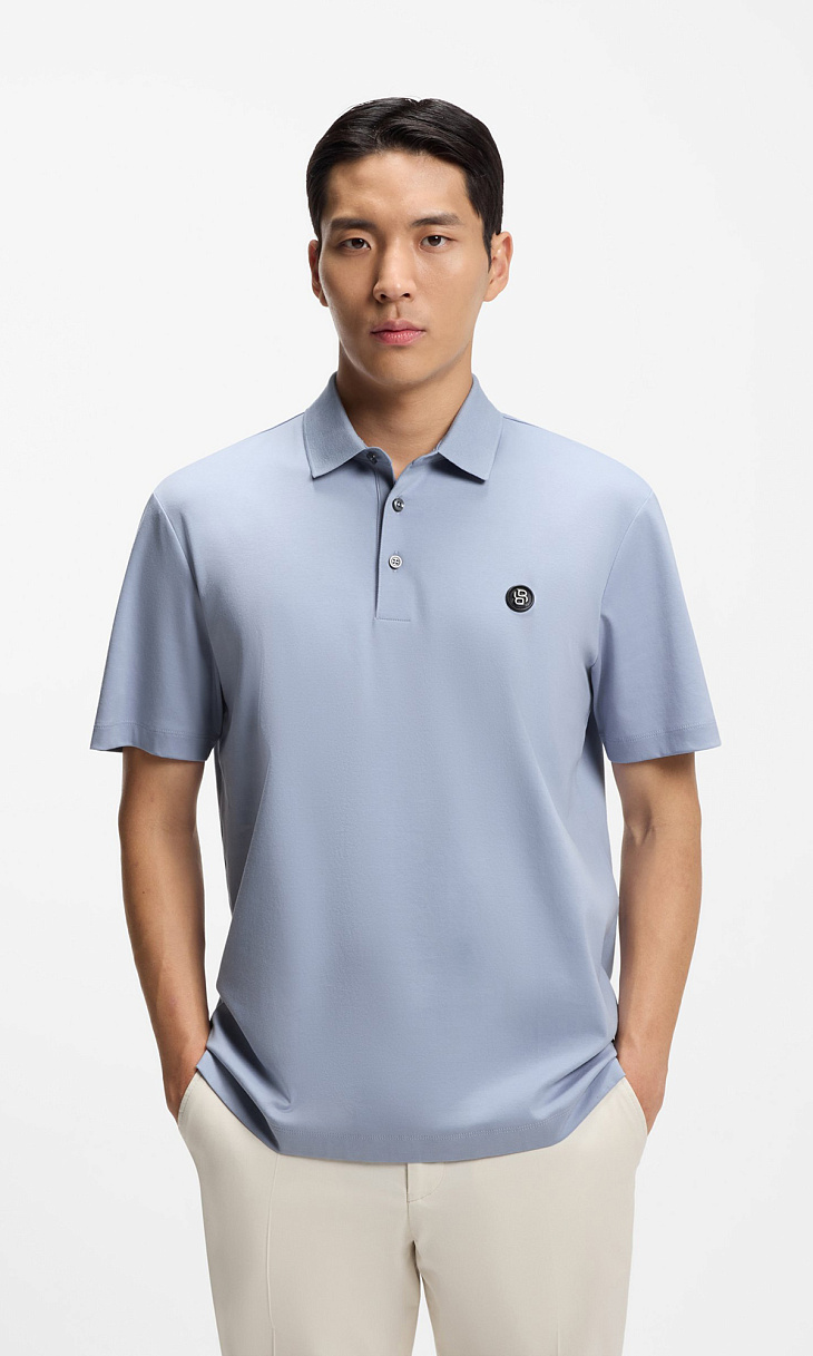 HUGO BOSS: Поло из хлопка
