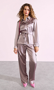 Блуза с поясом