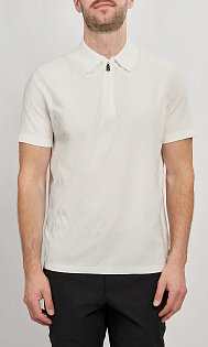 Поло с фактурным узором