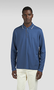 Поло из хлопка и лиоцелла