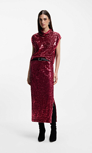 Юбка с пайетками