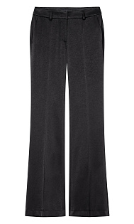 Атласные брюки клеш