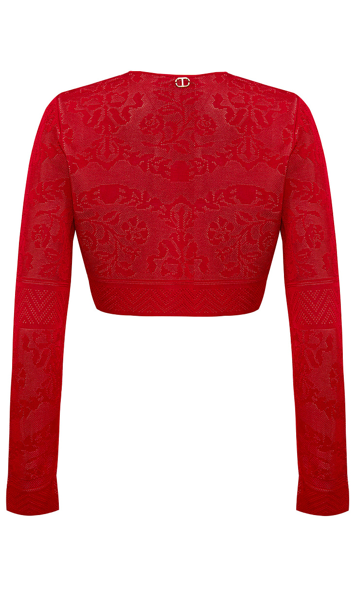 TWINSET: Ажурная накидка