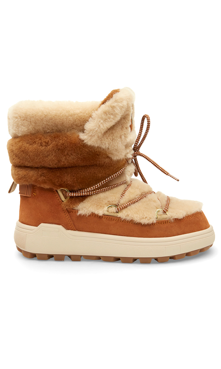 BOGNER: Мунбуты из замши и меха