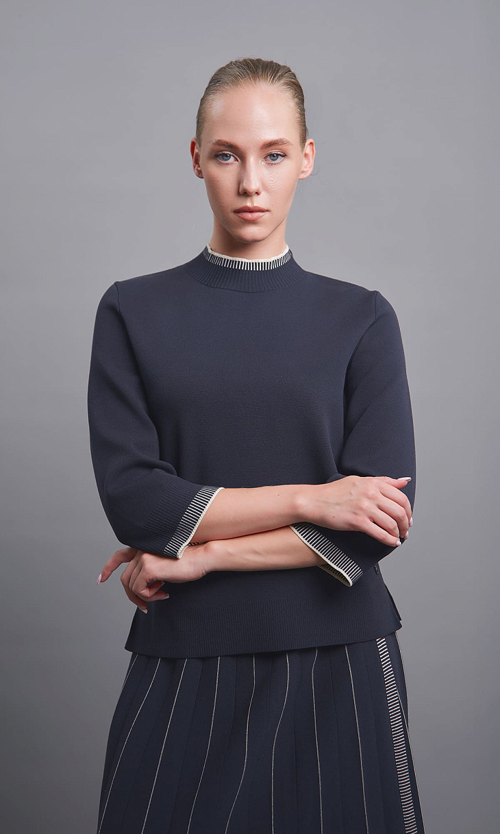 BOGNER: Джемпер с застежкой на спине