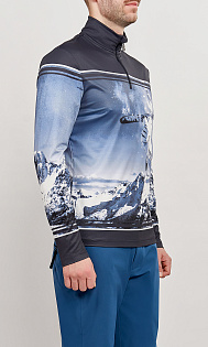 Лонгслив с молнией