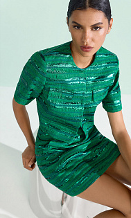 Жакет с блестящими деталями