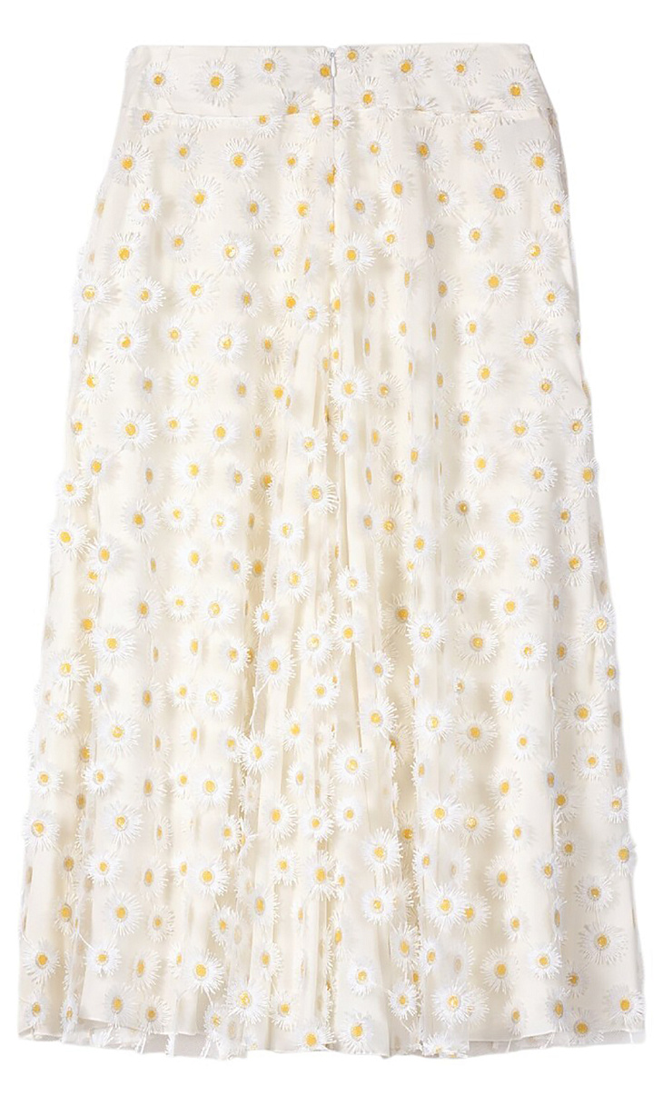 LUISA CERANO: Юбка из тюля с аппликацией