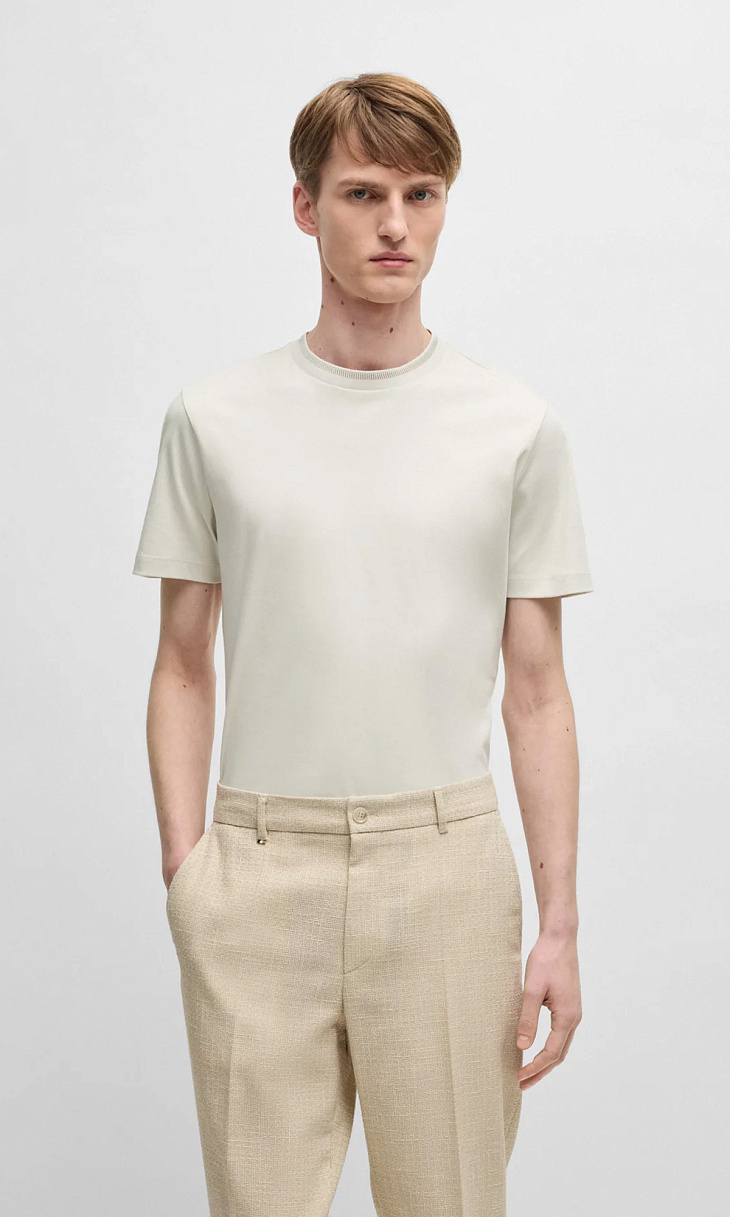 HUGO BOSS: Футболка из хлопка