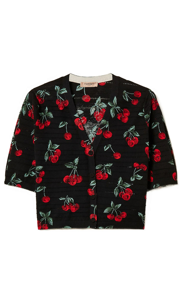 TWINSET: Кардиган с принтом