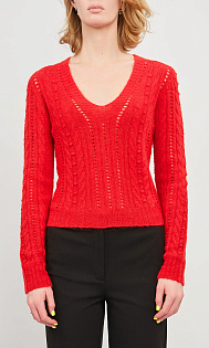 Пуловер из шерсти альпака