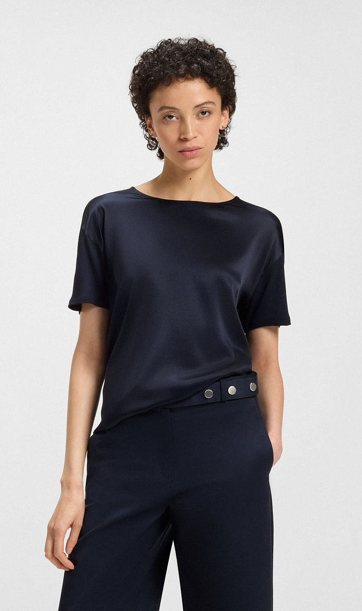 HUGO BOSS: Футболка из вискозы