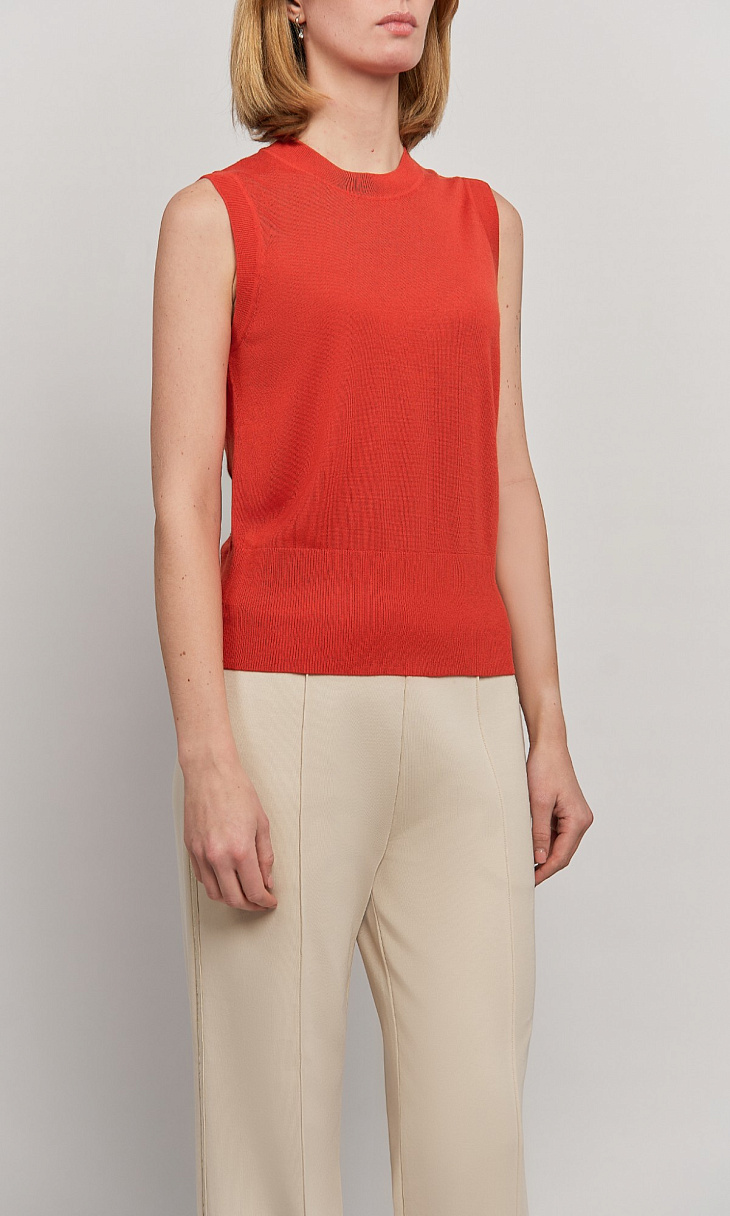 BOGNER: Топ из шерсти и шелка