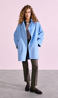 Пальто из шерсти и вискозы