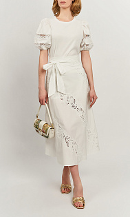 Юбка с вышивкой