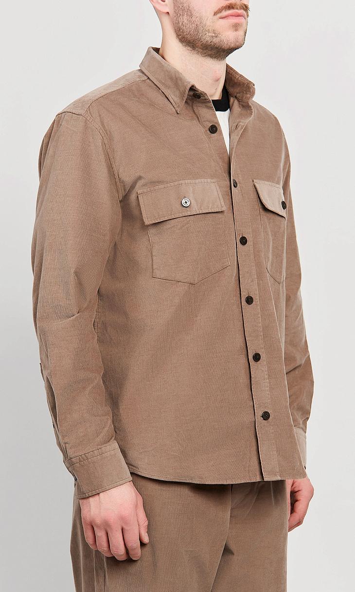 BOGNER: Рубашка из вельвета