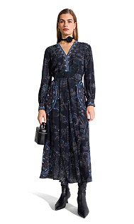 Платье с принтом