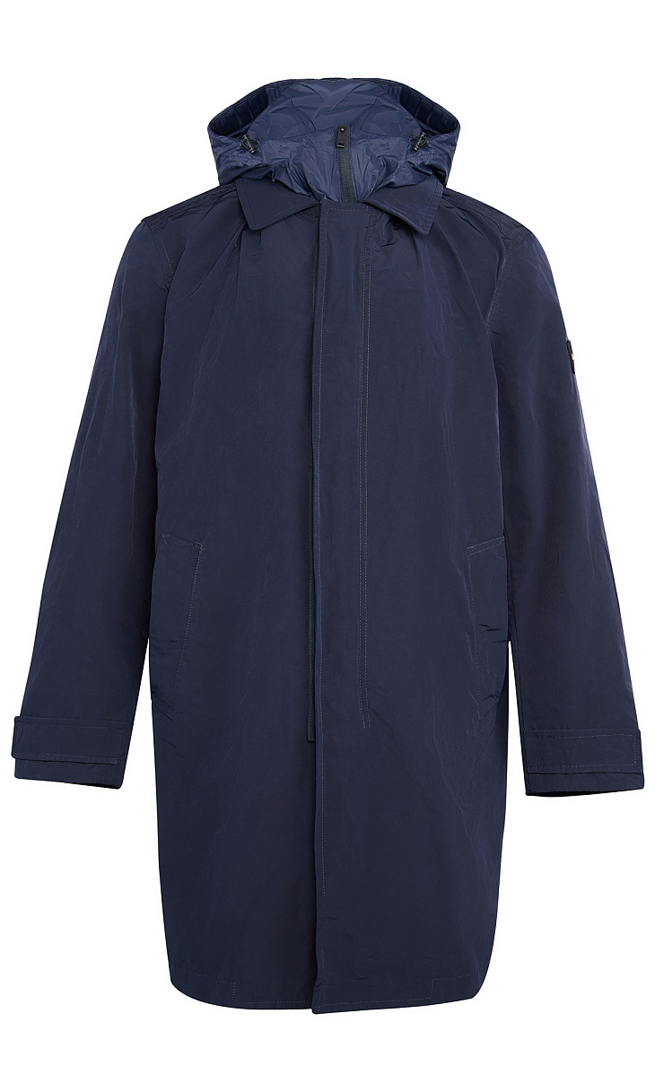 HUGO BOSS: Плащ с капюшоном