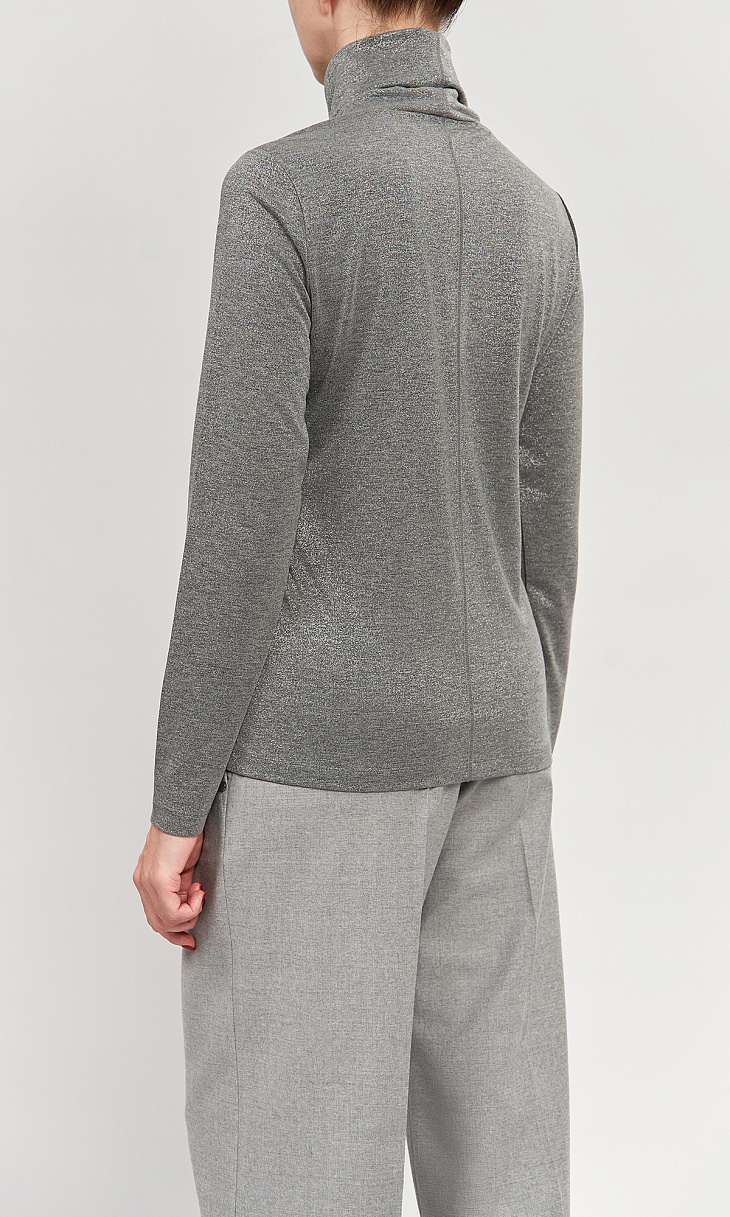 BOGNER: Водолазка с металлизированной нитью