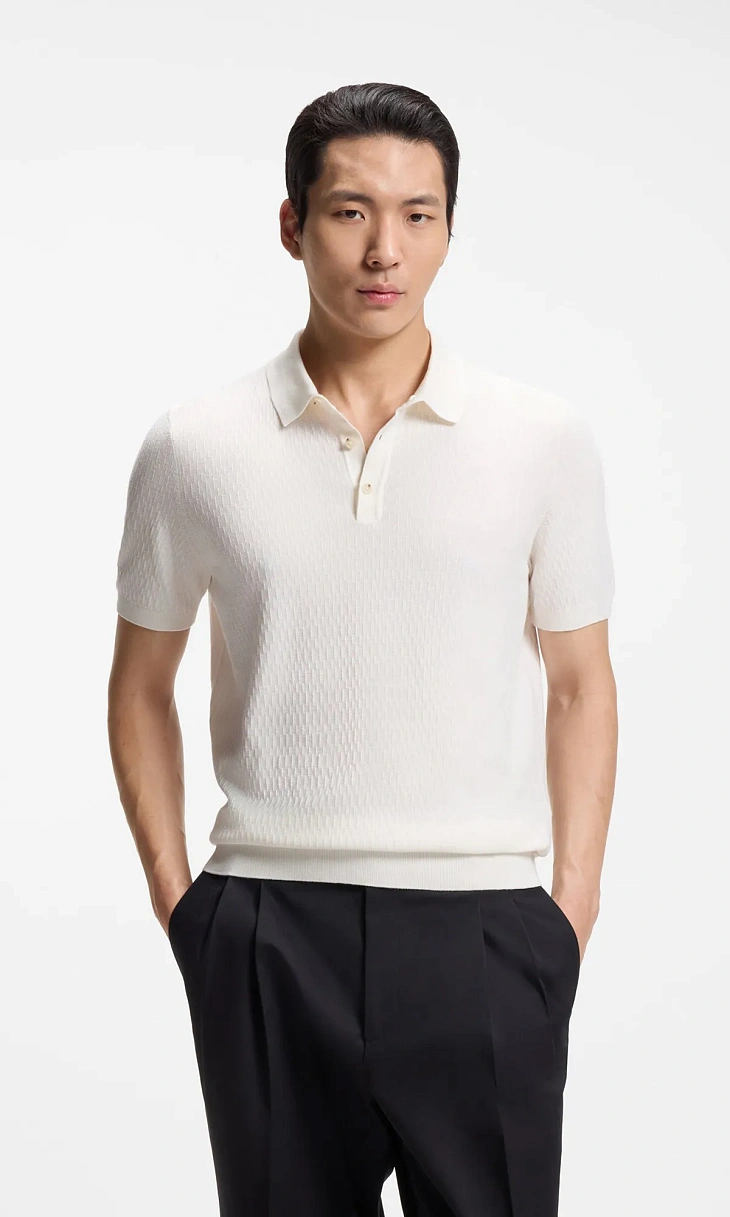 HUGO BOSS: Вязаное поло