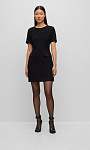 HUGO BOSS: Твидовое платье