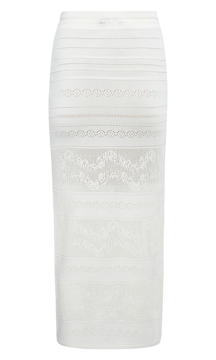 TWINSET: Ажурная трикотажная юбка