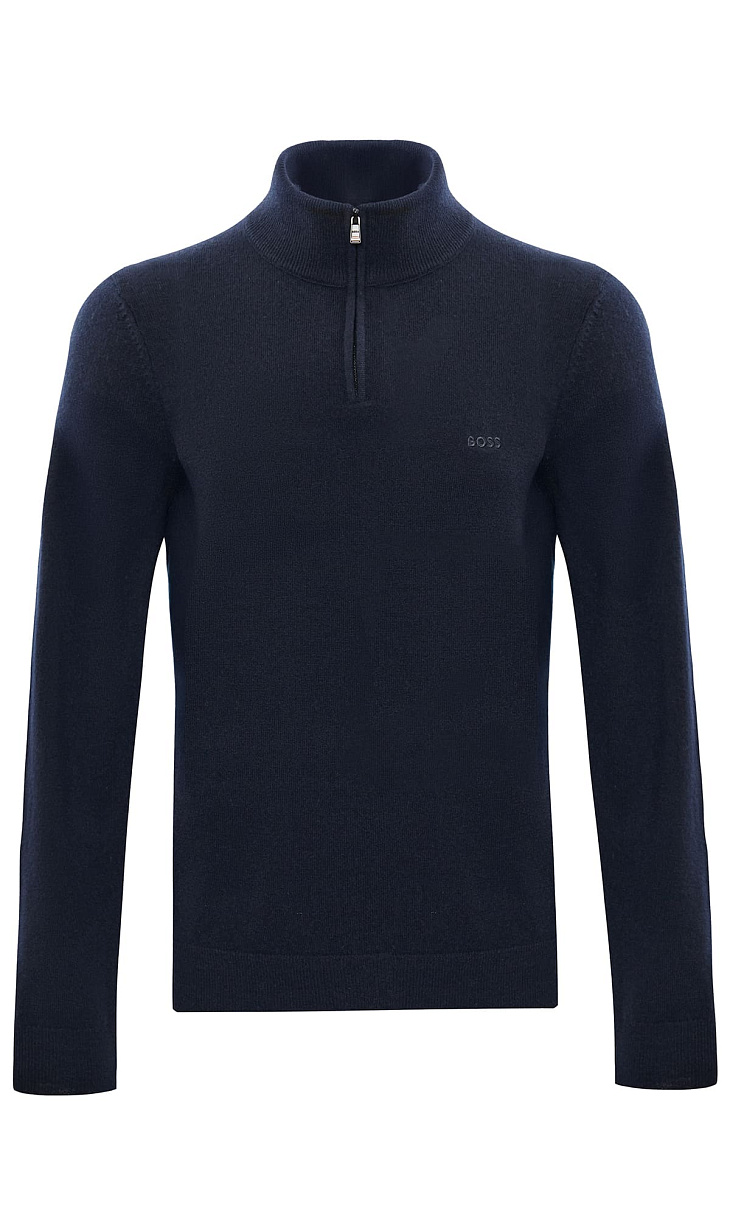 HUGO BOSS: Джемпер с молнией