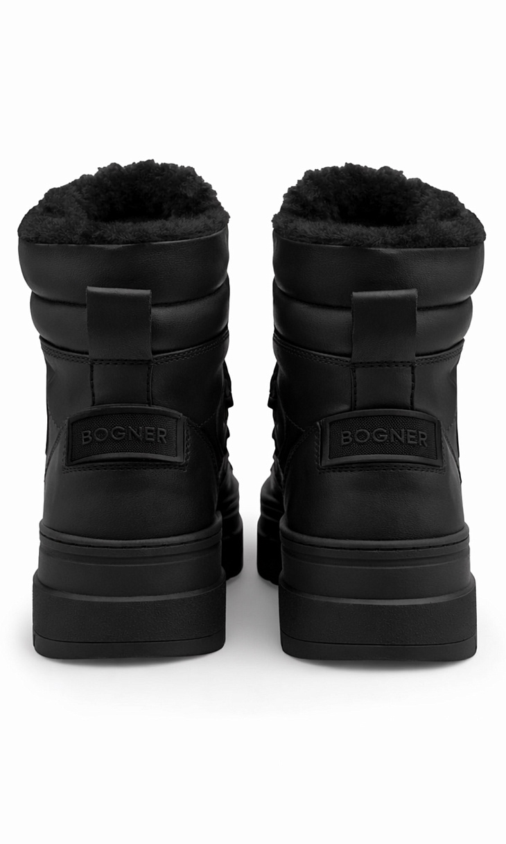 Bogner: Полусапоги из кожи и меха 