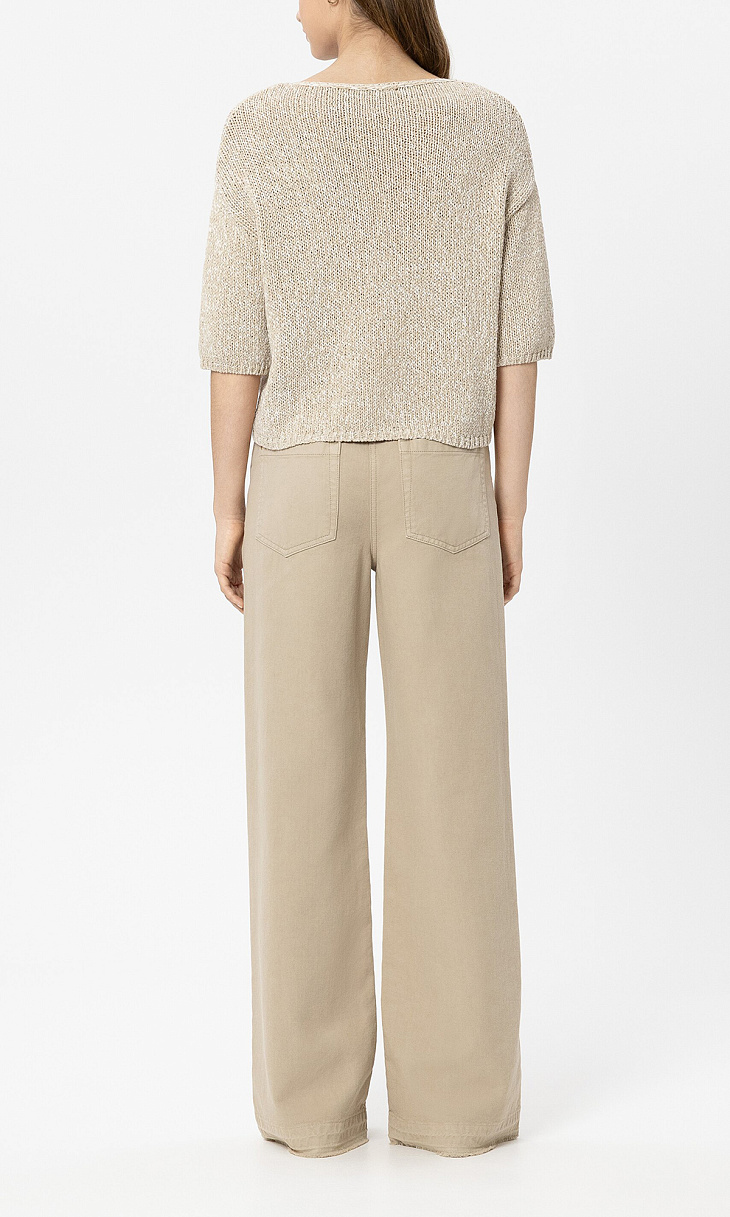 LUISA CERANO: Широкие джинсы с поясом