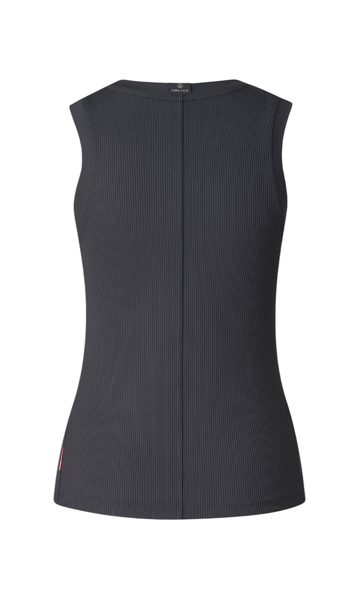 Bogner: Топ в рубчик с принтом