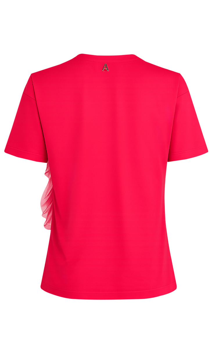 TWINSET: Футболка с оборками