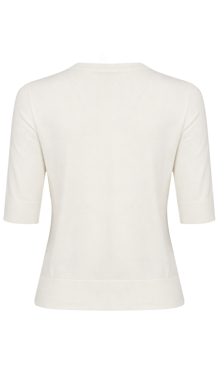 LUISA CERANO: Пуловер с короткими рукавами