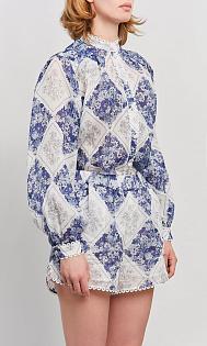 Шорты с цветочным принтом