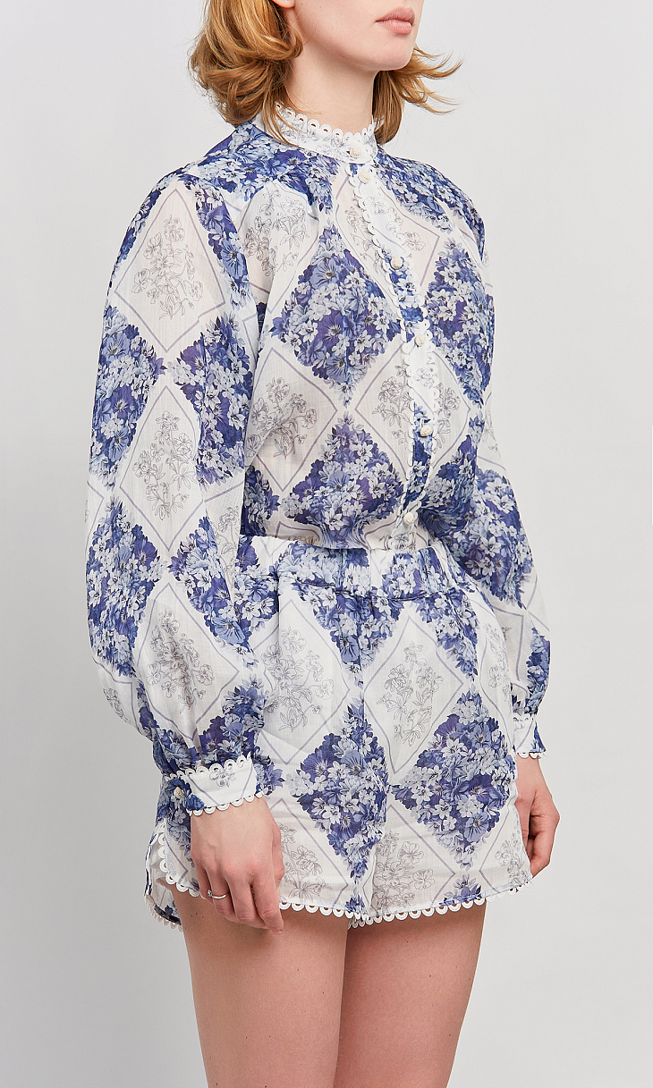 TWINSET: Шорты с цветочным принтом