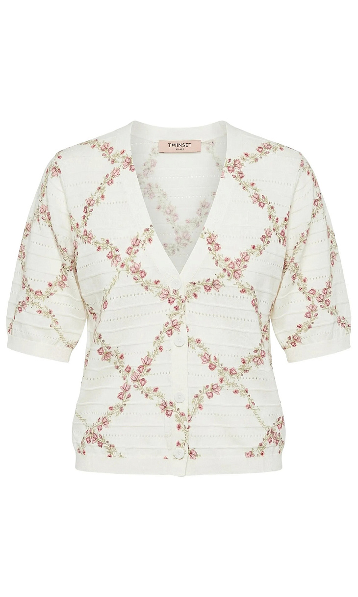 TWINSET: Кардиган с принтом
