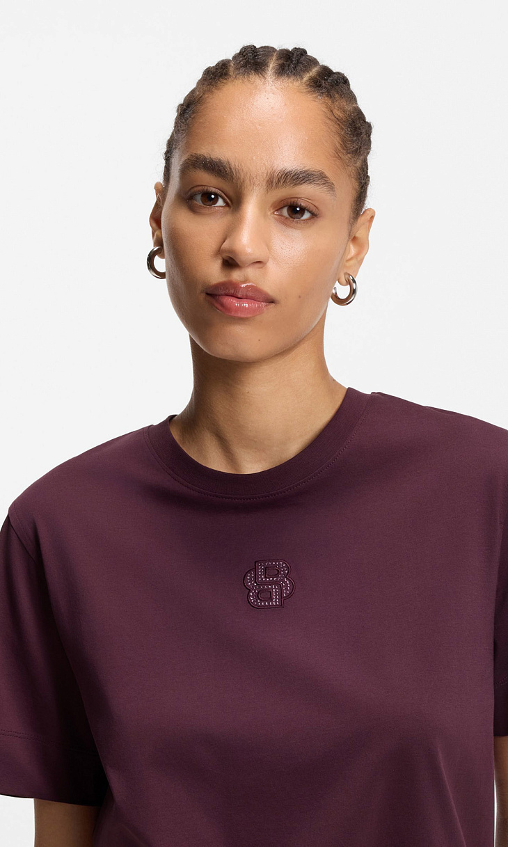 HUGO BOSS: Футболка с монограммой