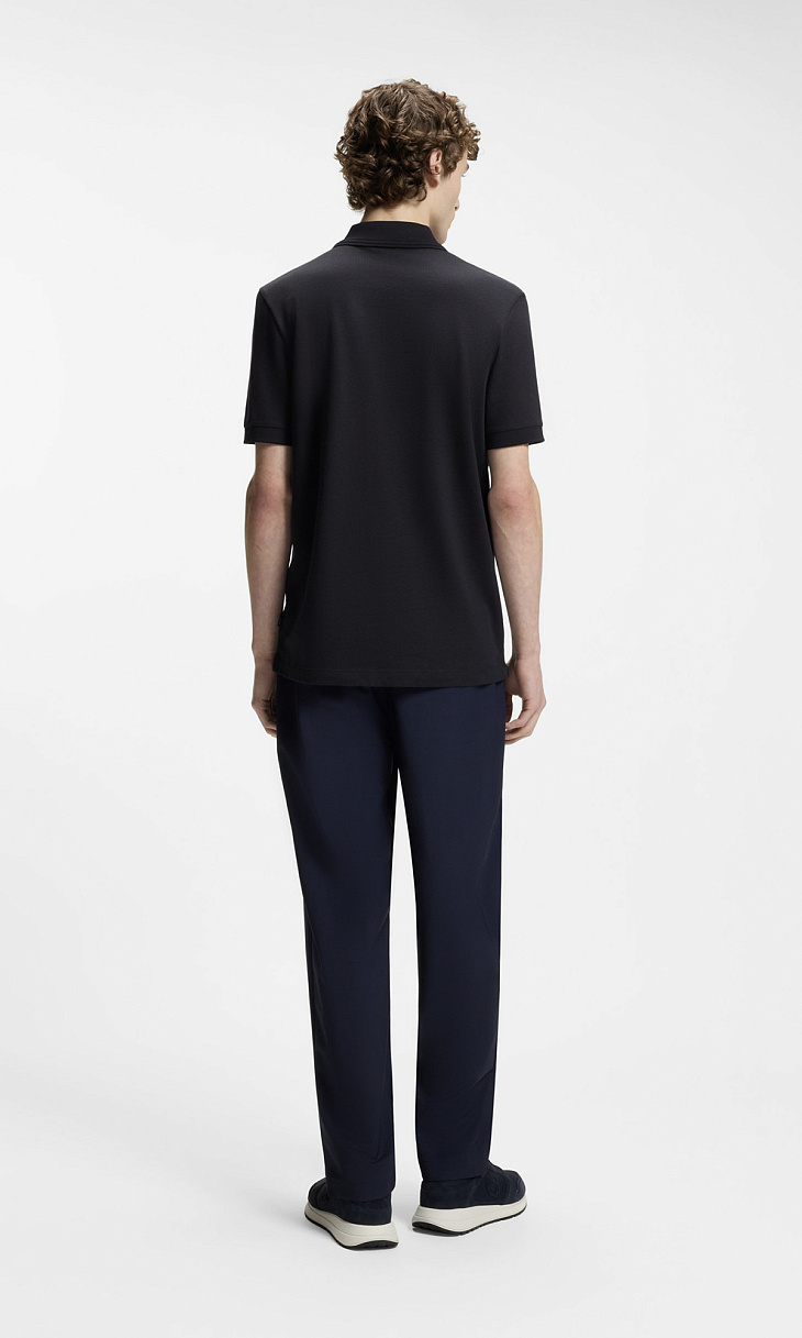 HUGO BOSS: Поло в рубчик