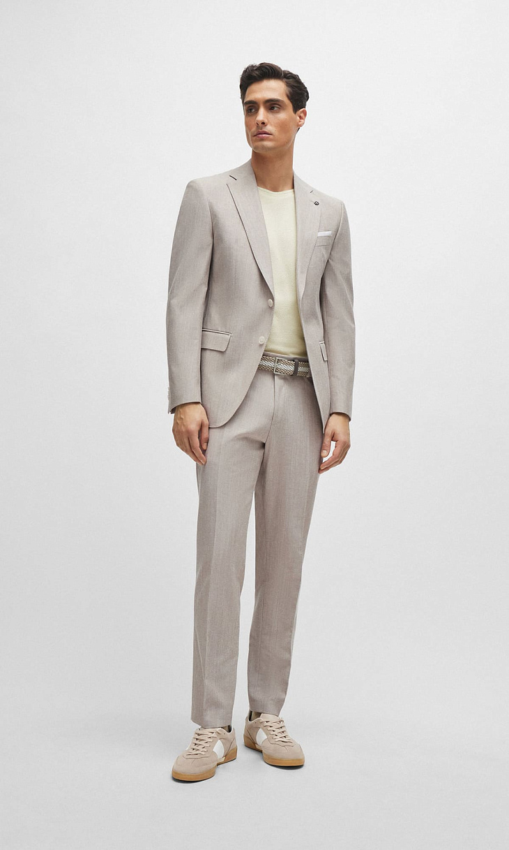 HUGO BOSS: Футболка из хлопка
