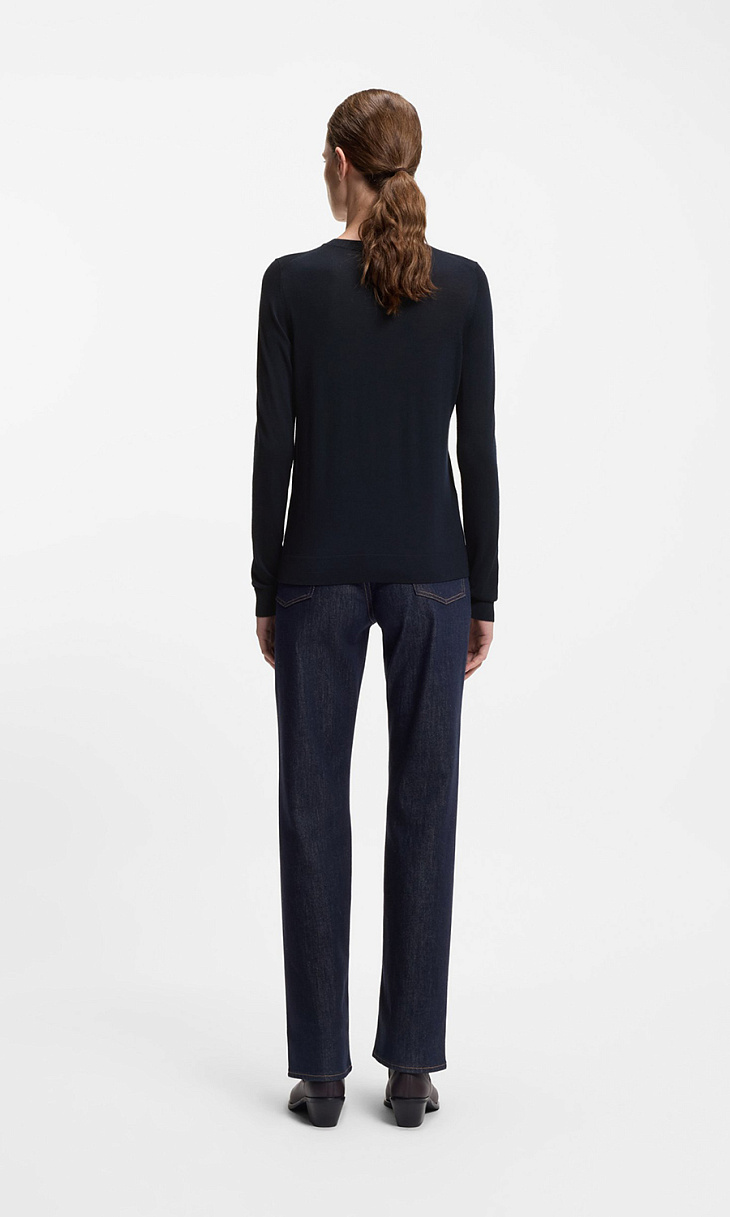 HUGO BOSS: Пуловер из шерсти мериноса