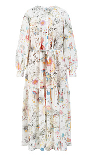 Платье с принтом